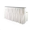 Picture of Beverage Bar Skirted White 6'
