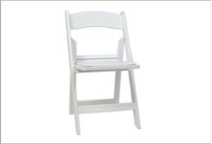 Picture of Chair White Resin - Padded