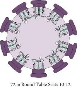 Picture of Table Round 72"