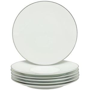 Picture of China Bread Plate Ivory w/Silver Trim