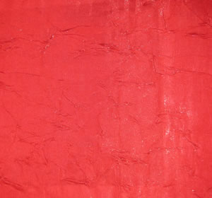 Crushed Iridescent Satin-Red