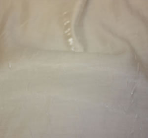 Crushed Iridescent Satin-White